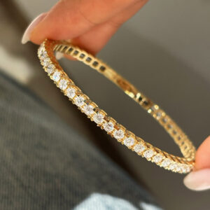 VANTYRE lab grown diamond bangle bracelet or bangle.