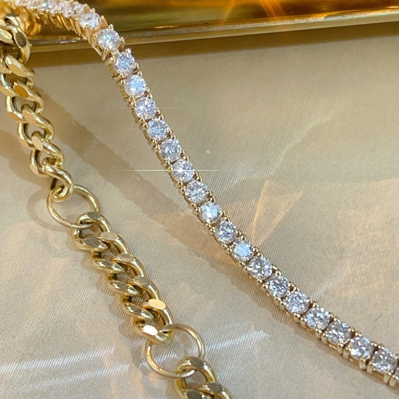 VANTYRE lab grown diamond bracelet or bangle.