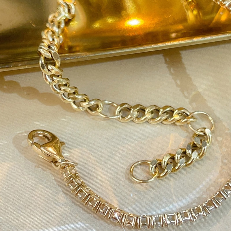 VANTYRE lab grown diamond bracelet or bangle.