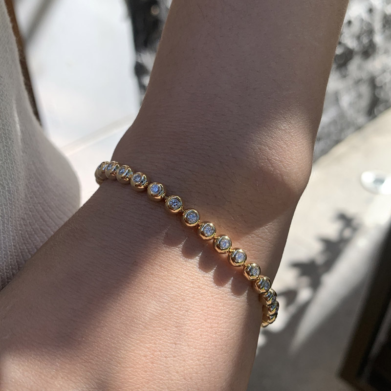 VANTYRE lab grown diamond bracelet or bangle.