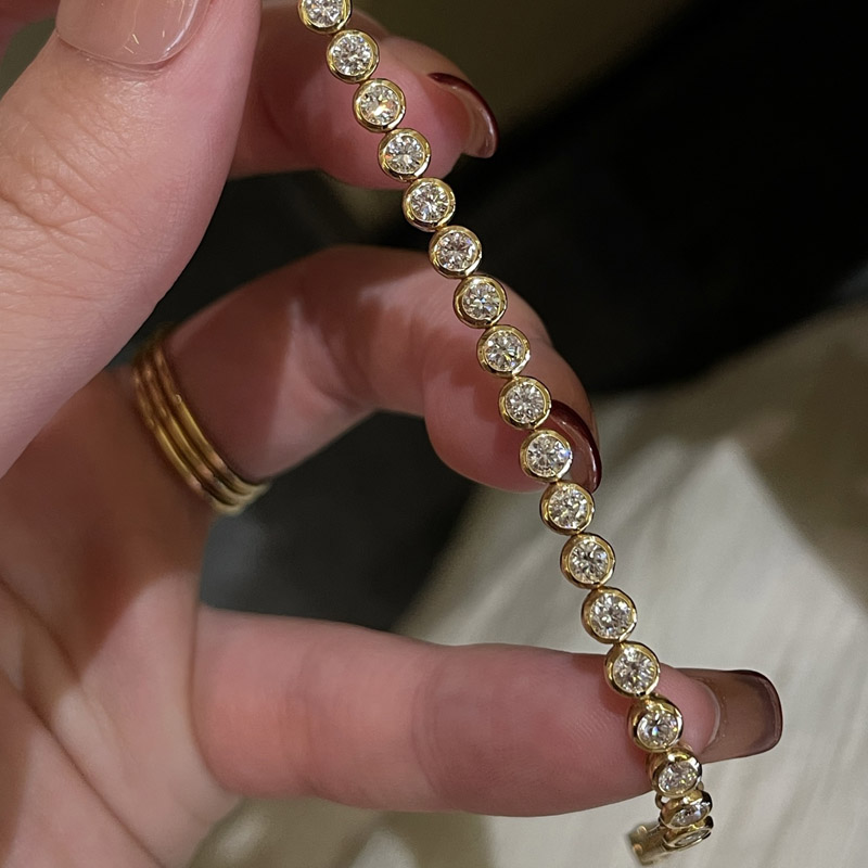 VANTYRE lab grown diamond bracelet or bangle.