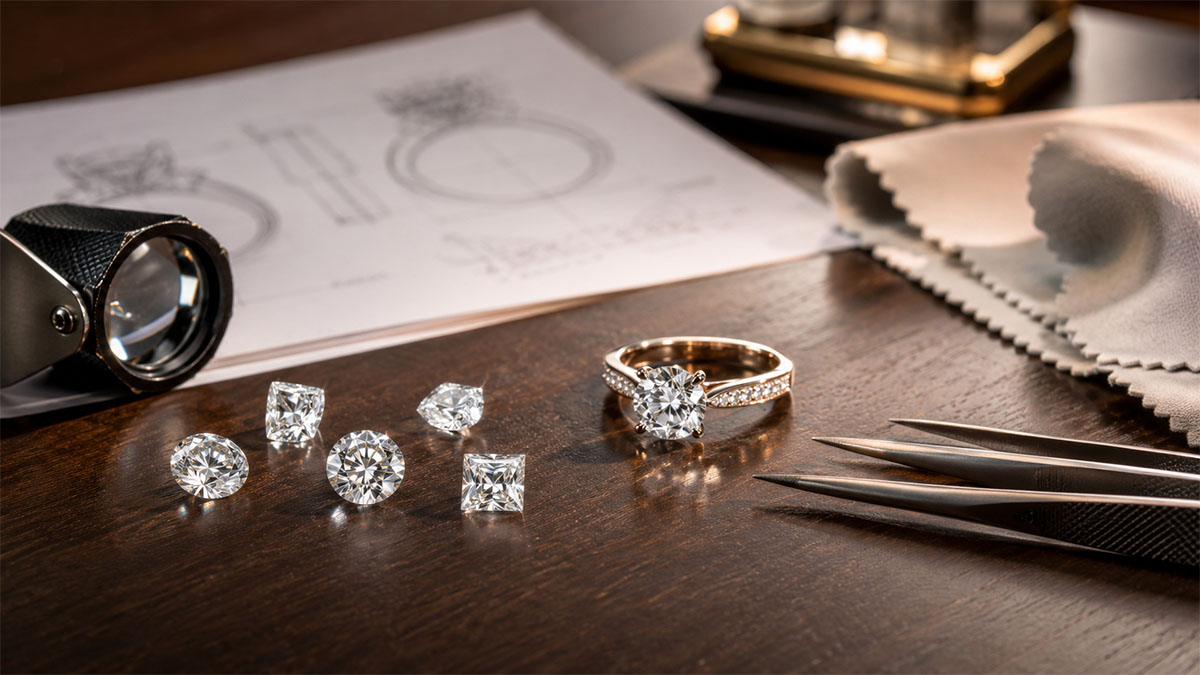 China lab-grown diamond advantage with loose diamonds and fine jewelry craftsmanship
