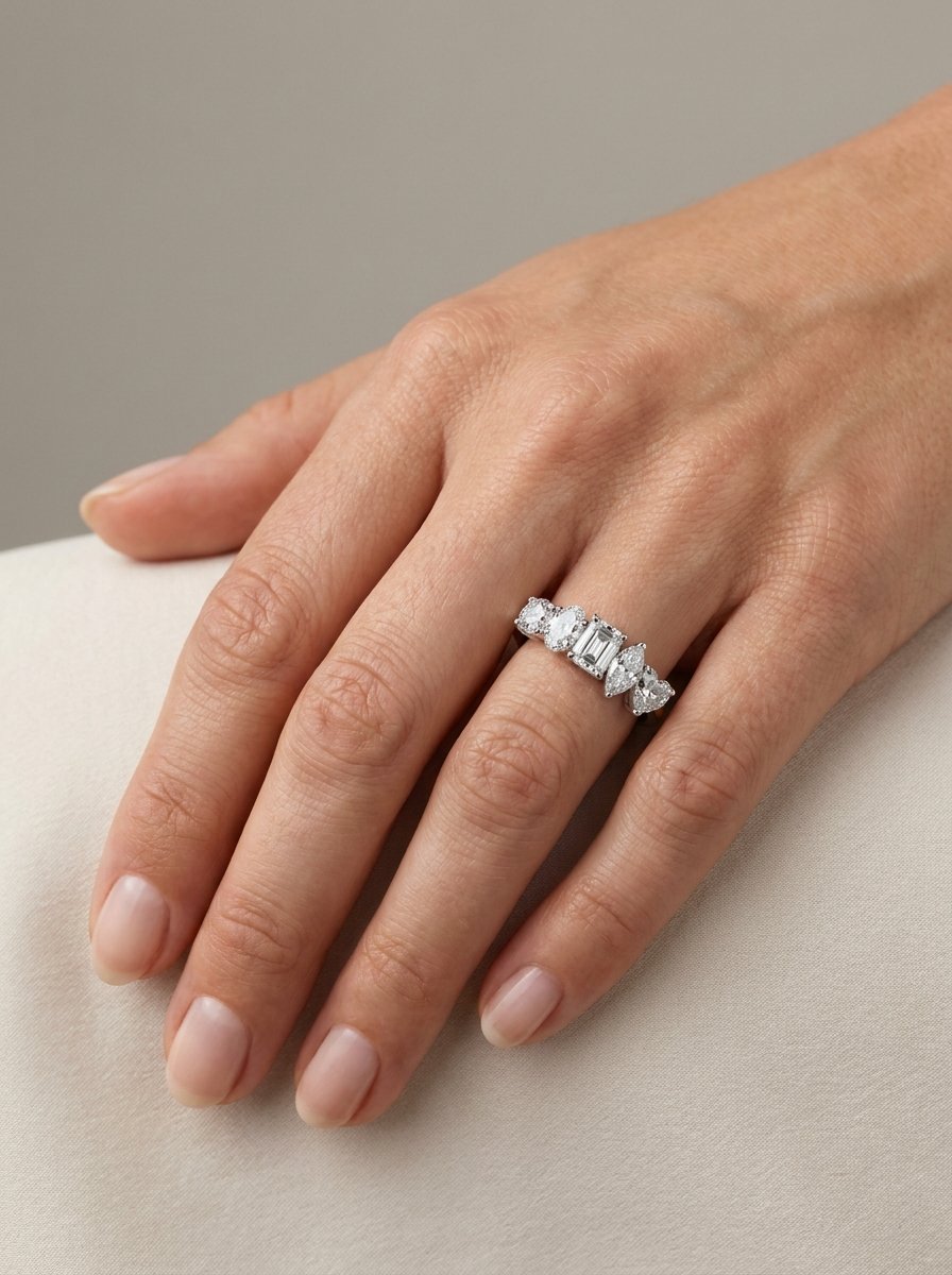 Diamond ring for everyday wear lifestyle.