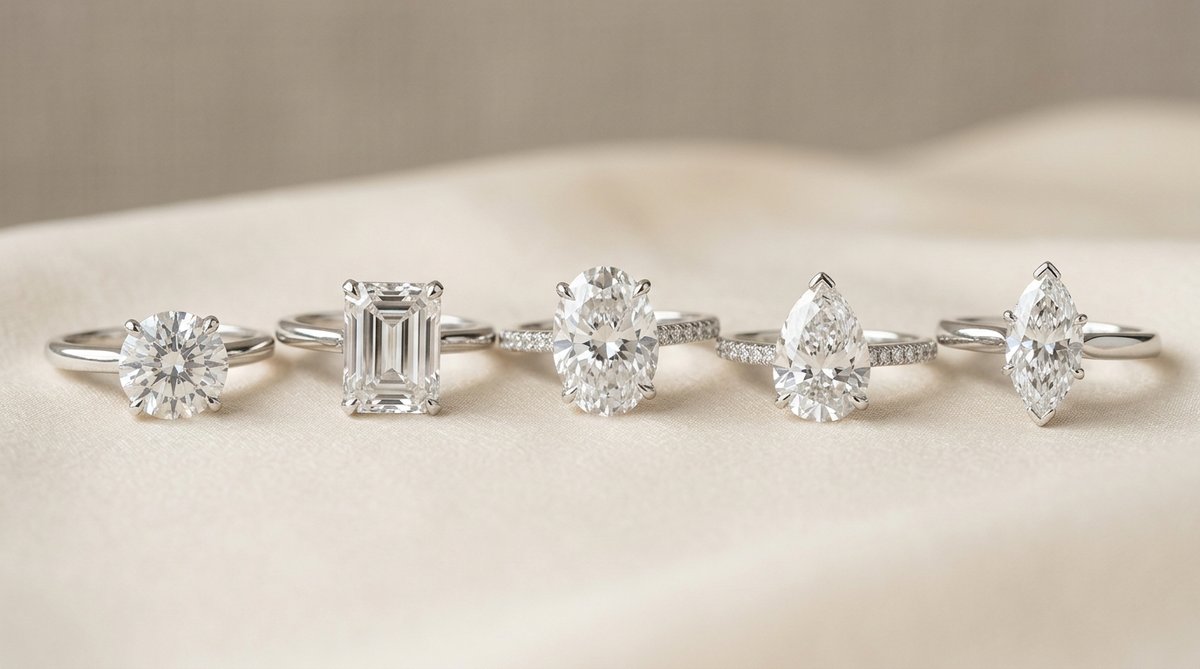 Best diamond shapes for short fingers guide.