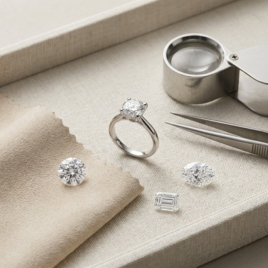 1 vs 2 carat diamond buying checklist.