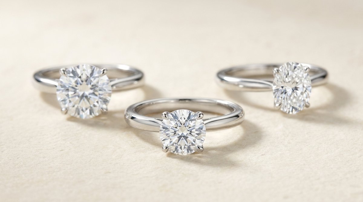 1 carat vs 2 carat diamond comparison guide.