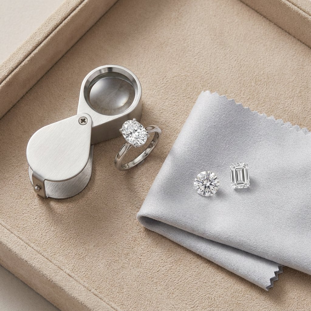 Average carat size buying checklist.