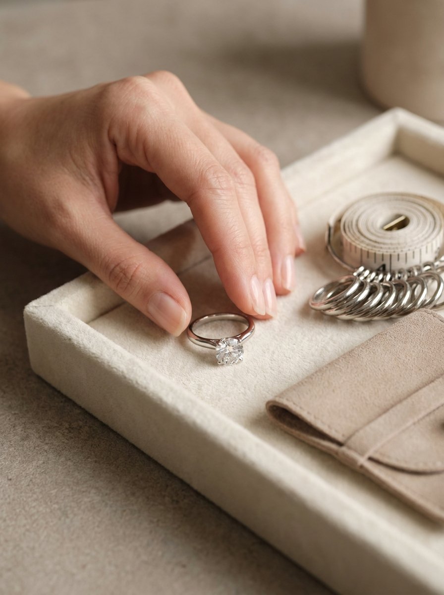 Women ring size buying checklist.