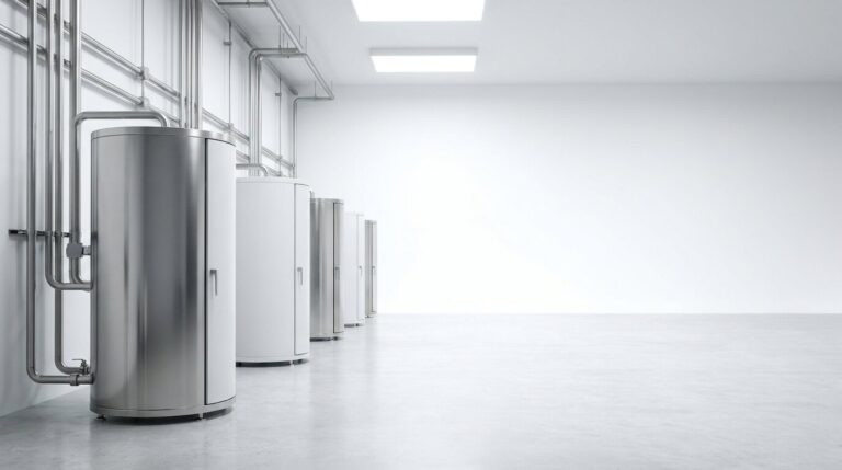 A clean modern diamond growing facility interior with rows of growth chambers.