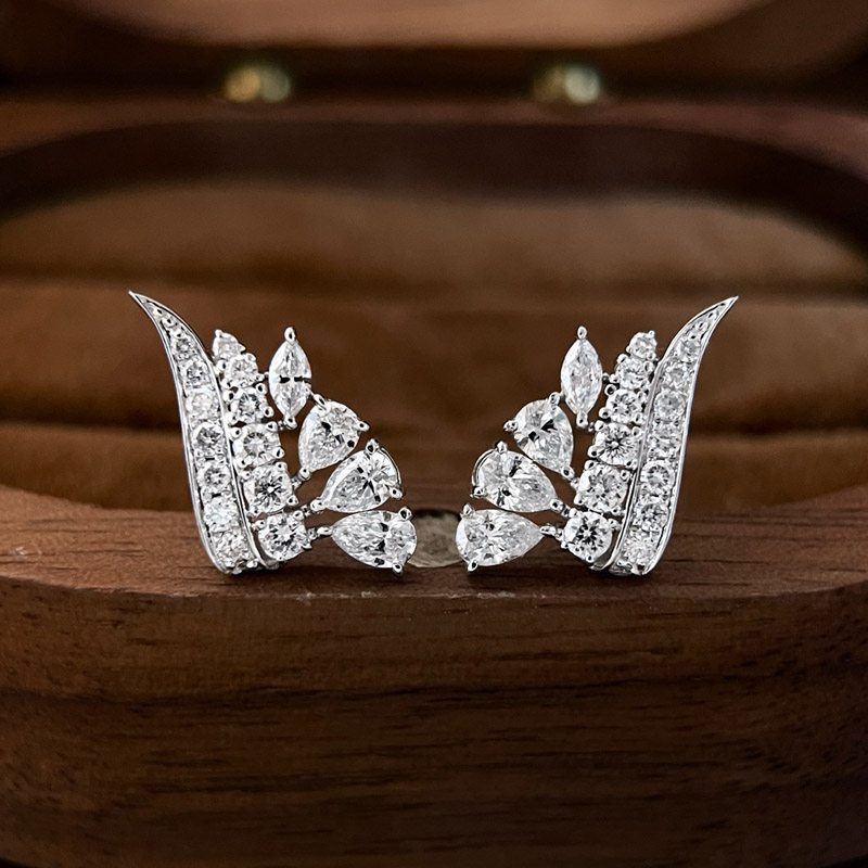 VANTYRE lab grown diamond earrings.