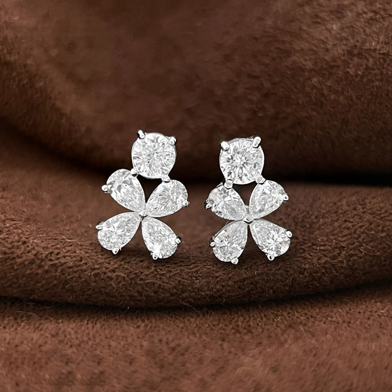 VANTYRE lab grown diamond earrings.