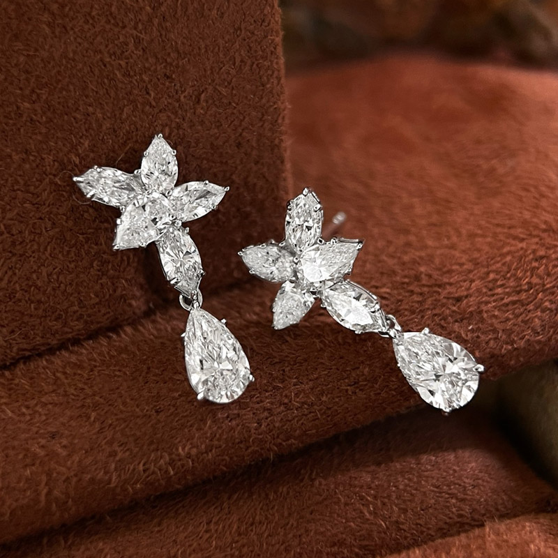 VANTYRE lab grown diamond earrings.