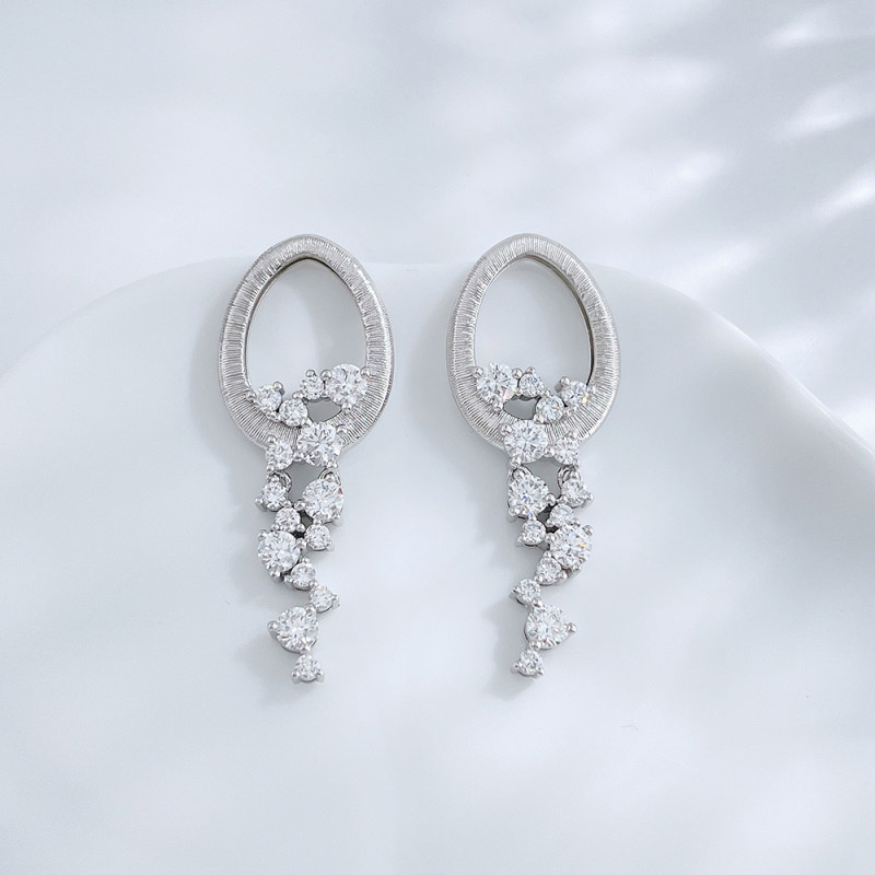 VANTYRE lab grown diamond earrings.