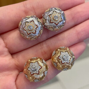 VANTYRE lab grown diamond earrings.