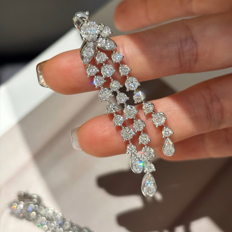 VANTYRE lab grown diamond earrings.