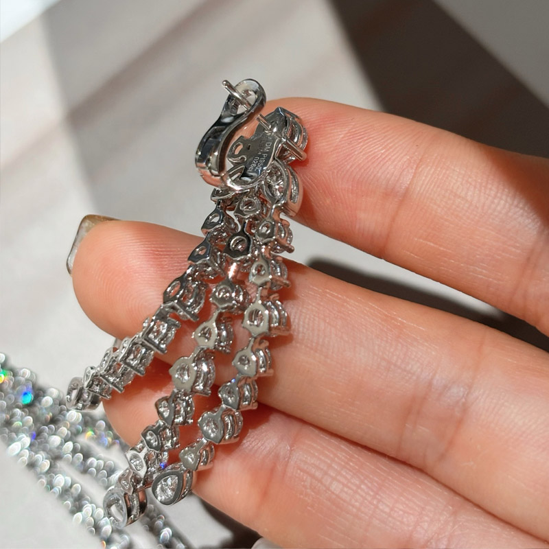 VANTYRE lab grown diamond earrings.