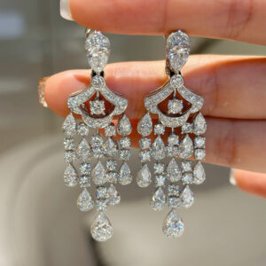 VANTYRE lab grown diamond earrings.