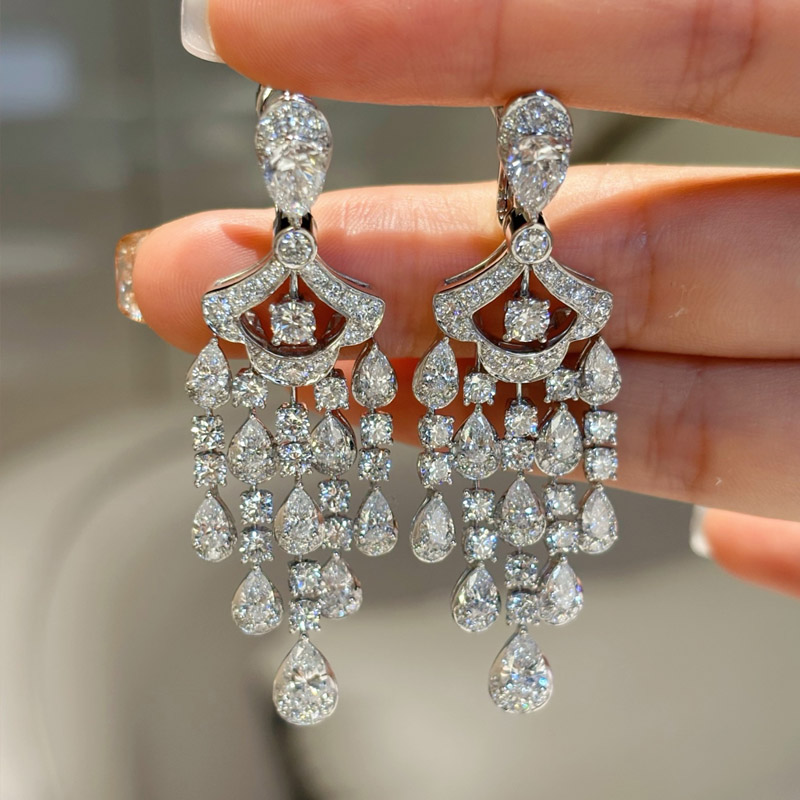 VANTYRE lab grown diamond earrings.