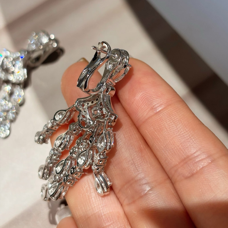 VANTYRE lab grown diamond earrings.