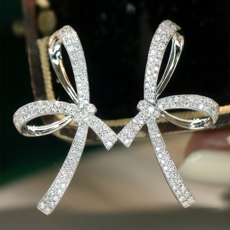 VANTYRE lab grown diamond earrings.