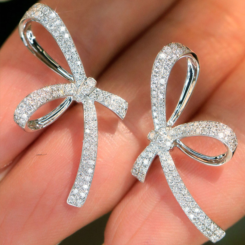 VANTYRE lab grown diamond earrings.