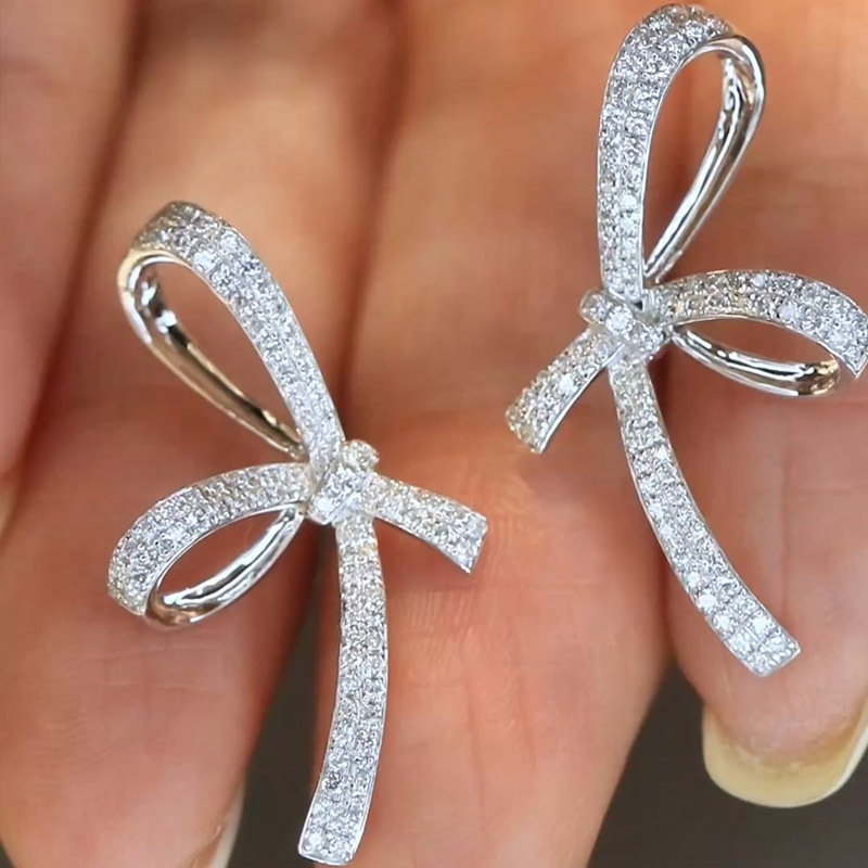 VANTYRE lab grown diamond earrings.