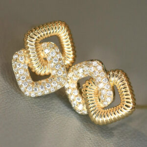 VANTYRE lab grown diamond earrings.