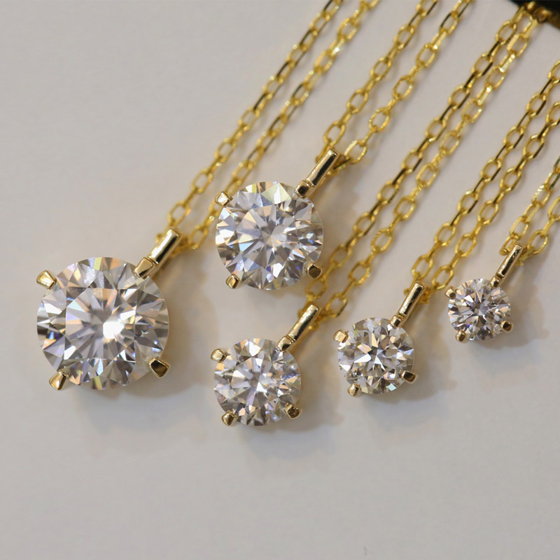 VANTYRE lab grown diamond round necklace or pendant.