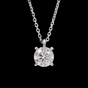 VANTYRE lab grown diamond round necklace or pendant.
