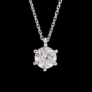 VANTYRE lab grown diamond round necklace or pendant.