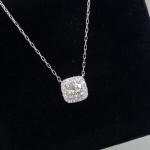 VANTYRE lab grown diamond round necklace or pendant.