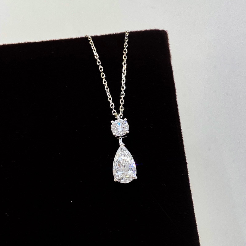 VANTYRE lab grown diamond pear necklace or pendant.