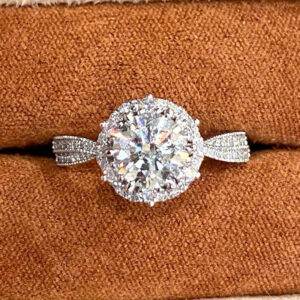 VANTYRE Labgrowndiamond Round Halo Ring