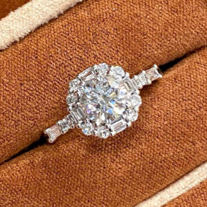 VANTYRE Labgrowndiamond Round Halo Ring