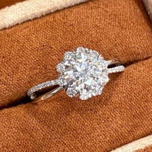 VANTYRE Labgrowndiamond Round Halo Ring