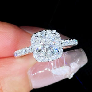 VANTYRE Labgrowndiamond Round Halo Ring