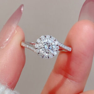 VANTYRE Labgrowndiamond Round Halo Ring